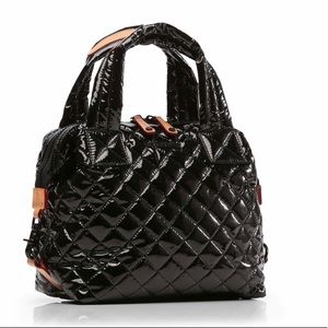 MZ WALLACE MICRO SUTTON BLACK LACQUER